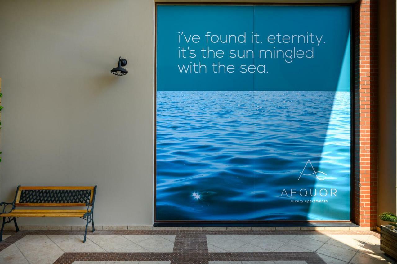 Aequor Luxury Apartments Chrissi Akti Chania Exterior foto